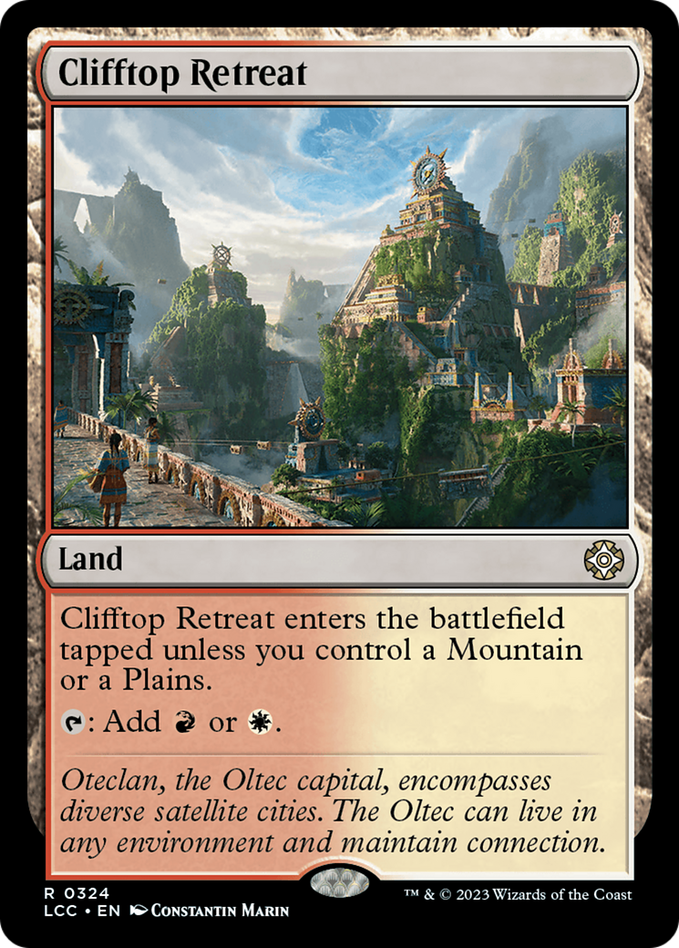 Clifftop Retreat [The Lost Caverns of Ixalan Commander] | Tables and Towers