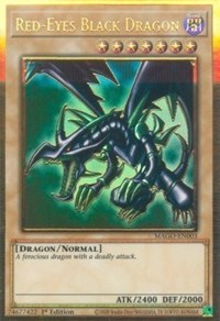 Red-Eyes Black Dragon [MAGO-EN003] Gold Rare | Tables and Towers