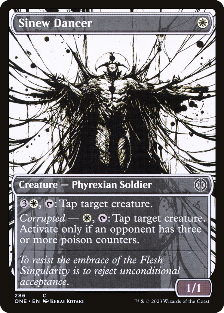 Sinew Dancer (Showcase Ichor) [Phyrexia: All Will Be One] | Tables and Towers