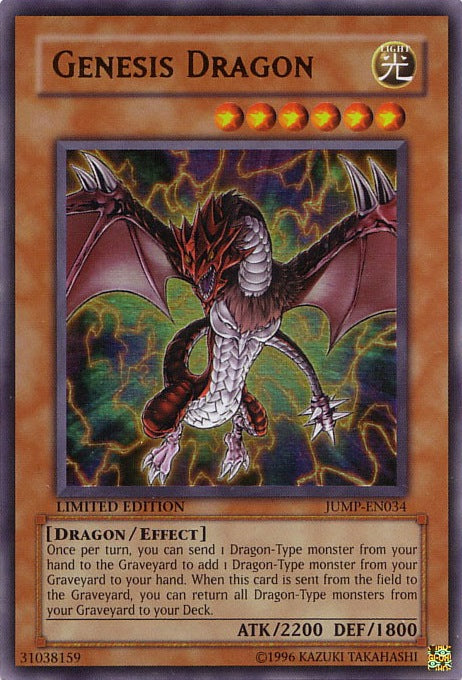 Genesis Dragon [JUMP-EN034] Ultra Rare | Tables and Towers