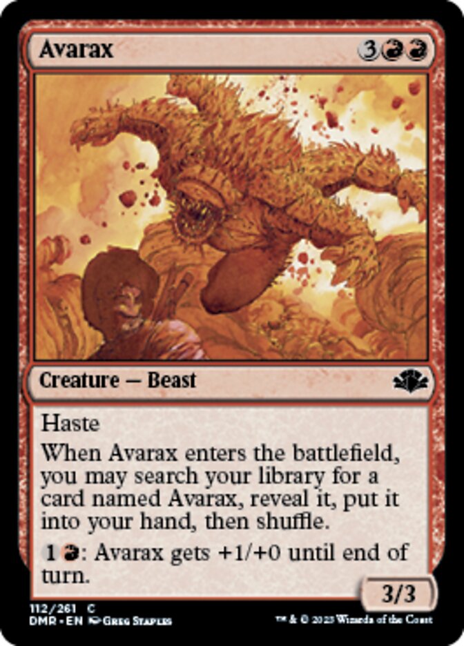 Avarax [Dominaria Remastered] | Tables and Towers