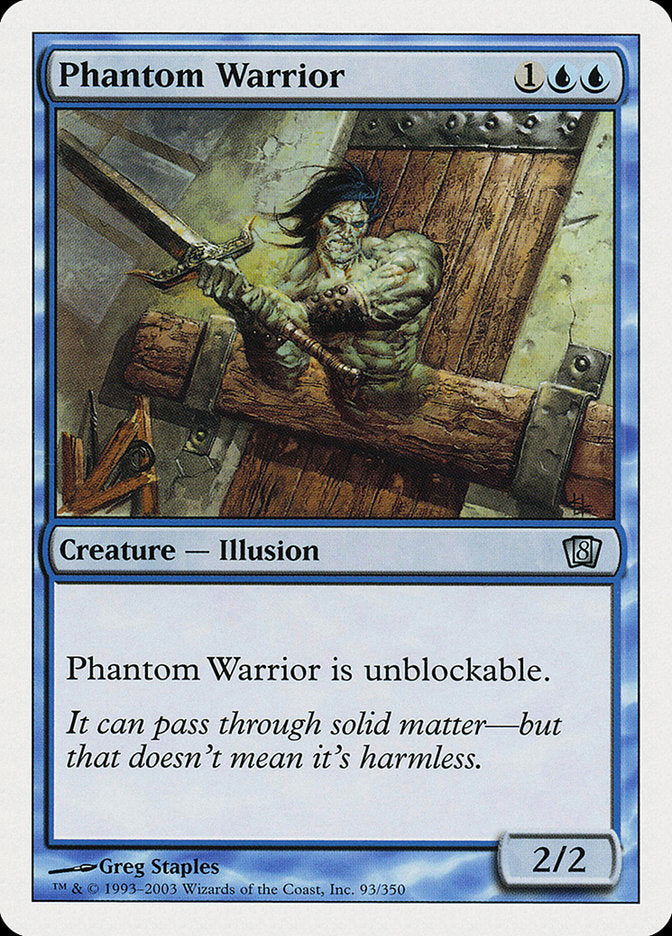 Phantom Warrior [Eighth Edition] | Tables and Towers