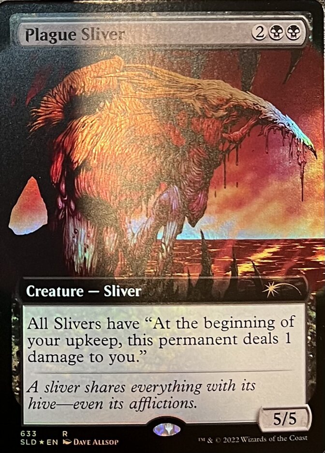 Plague Sliver (Extended Art) [Secret Lair Drop Promos] | Tables and Towers