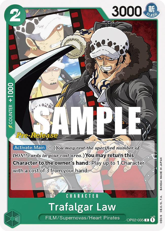 Trafalgar Law [Paramount War Pre-Release Cards] | Tables and Towers