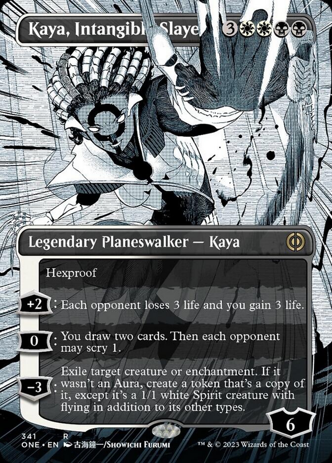 Kaya, Intangible Slayer (Borderless Manga) [Phyrexia: All Will Be One] | Tables and Towers