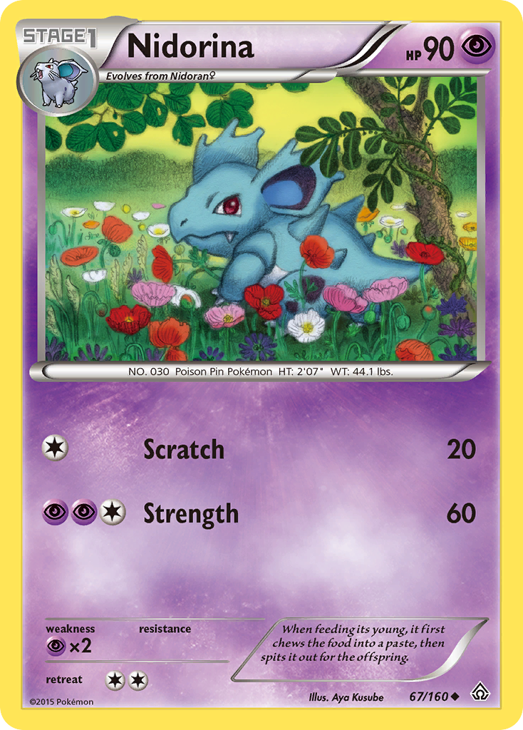 Nidorina (67/160) [XY: Primal Clash] | Tables and Towers