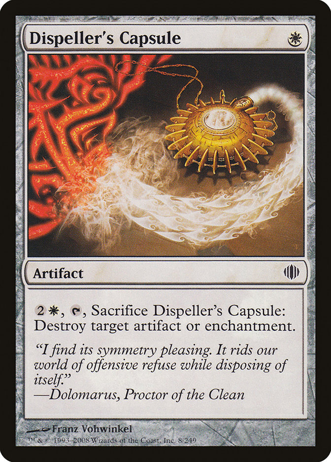 Dispeller's Capsule [Shards of Alara] | Tables and Towers