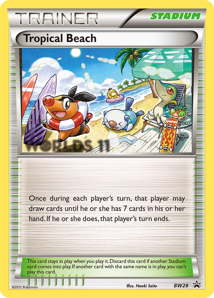 Tropical Beach (BW28) [Black & White: Black Star Promos] | Tables and Towers