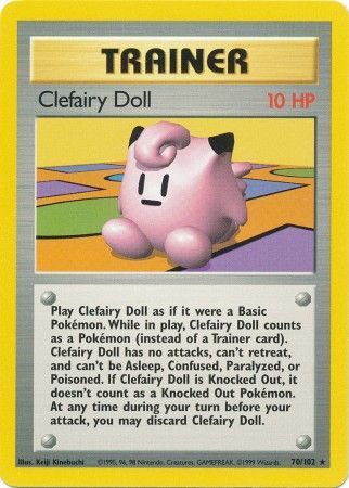 Clefairy Doll (70/102) [Base Set Unlimited] | Tables and Towers