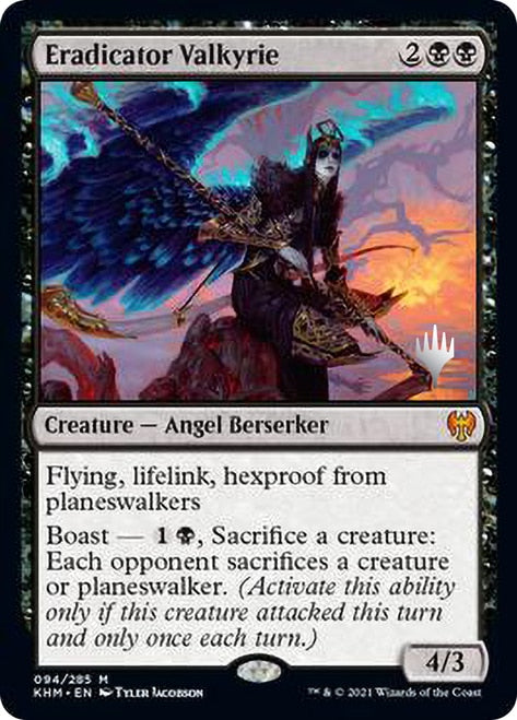 Eradicator Valkyrie (Promo Pack) [Kaldheim Promos] | Tables and Towers