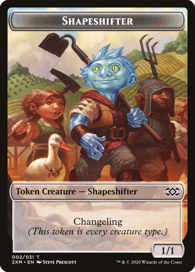 Servo // Shapeshifter Double-Sided Token [Double Masters Tokens] | Tables and Towers