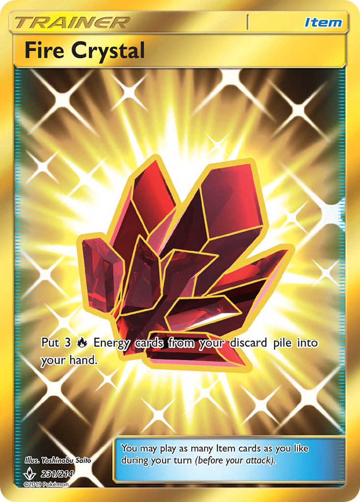 Fire Crystal (231/214) [Sun & Moon: Unbroken Bonds] | Tables and Towers