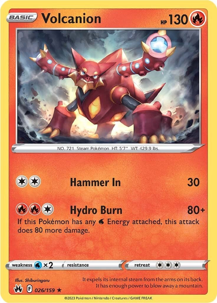 Volcanion (026/159) [Sword & Shield: Crown Zenith] | Tables and Towers