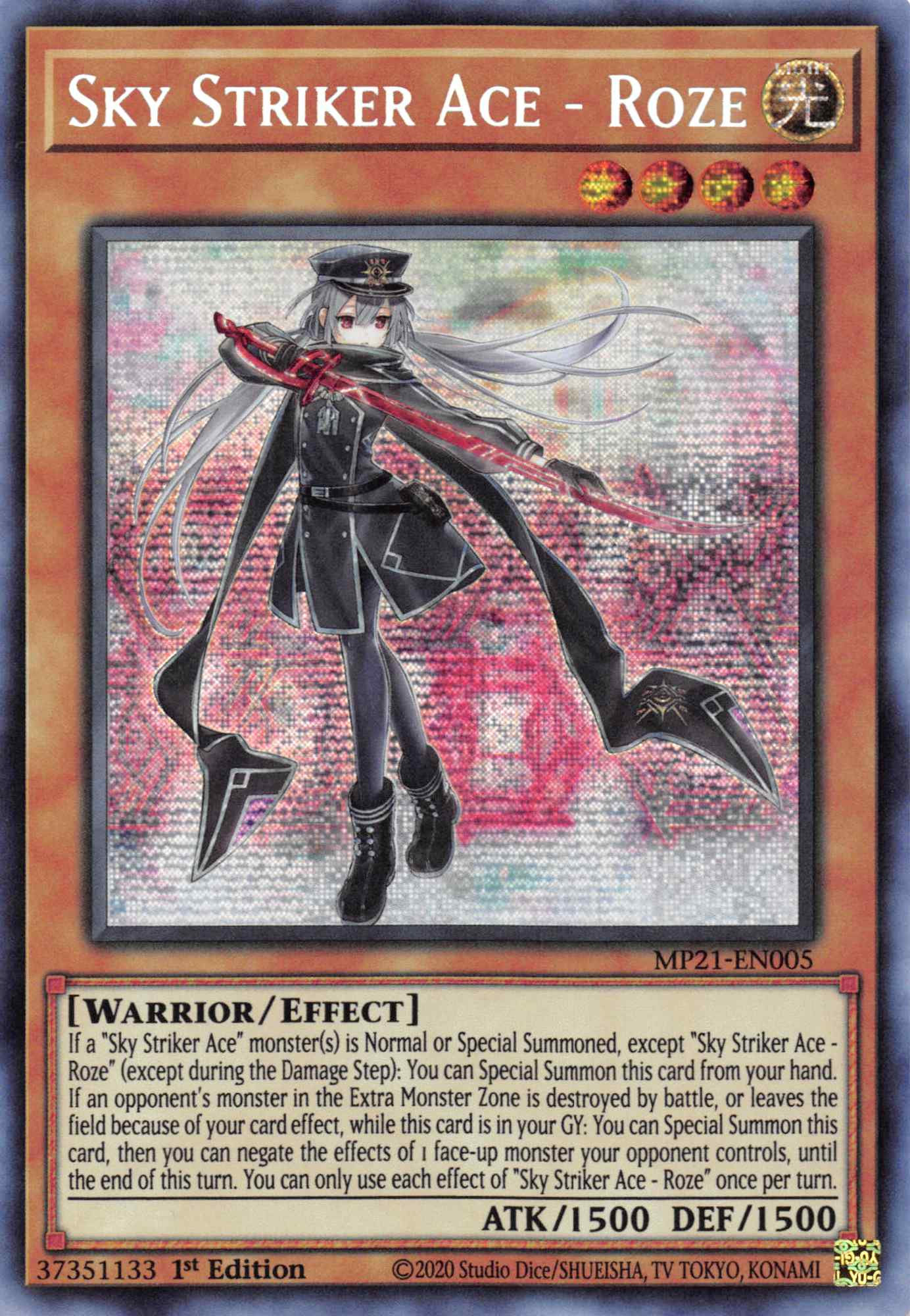 Sky Striker Ace - Roze [MP21-EN005] Prismatic Secret Rare | Tables and Towers