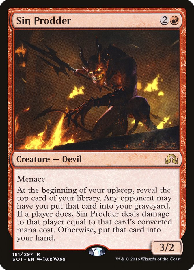 Sin Prodder [Shadows over Innistrad] | Tables and Towers