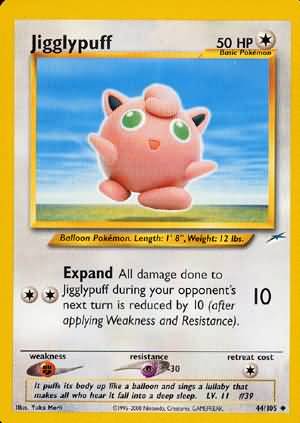 Jigglypuff (44/105) [Neo Destiny Unlimited] | Tables and Towers