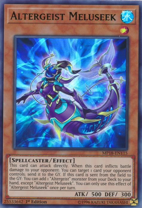 Altergeist Meluseek [MP18-EN115] Ultra Rare | Tables and Towers