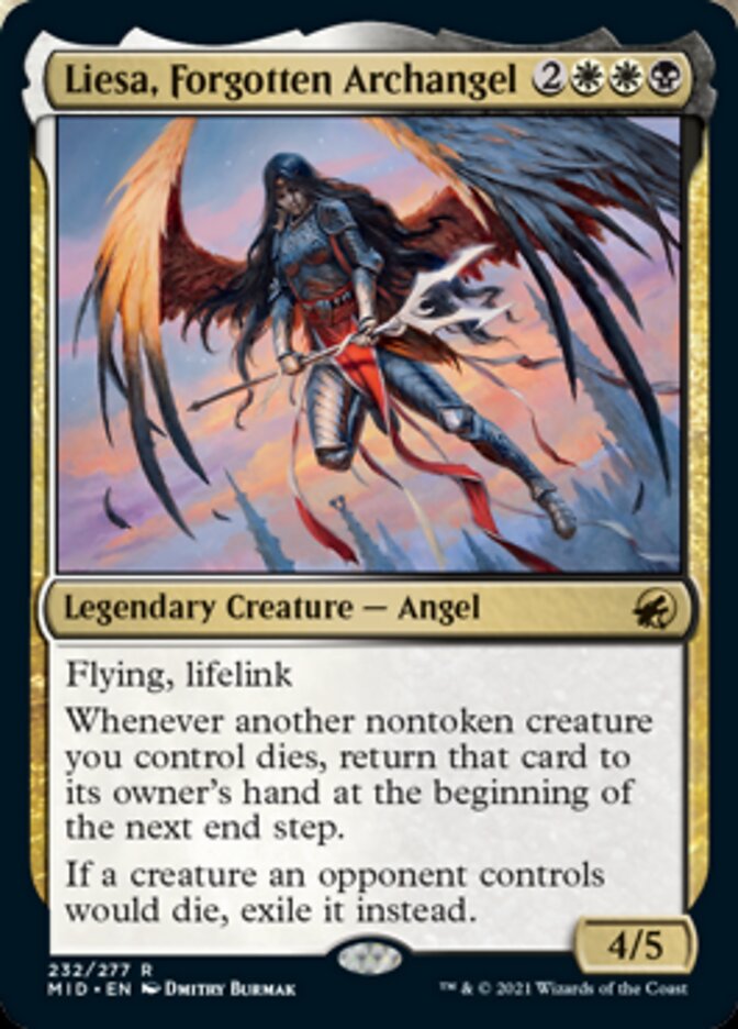 Liesa, Forgotten Archangel [Innistrad: Midnight Hunt] | Tables and Towers