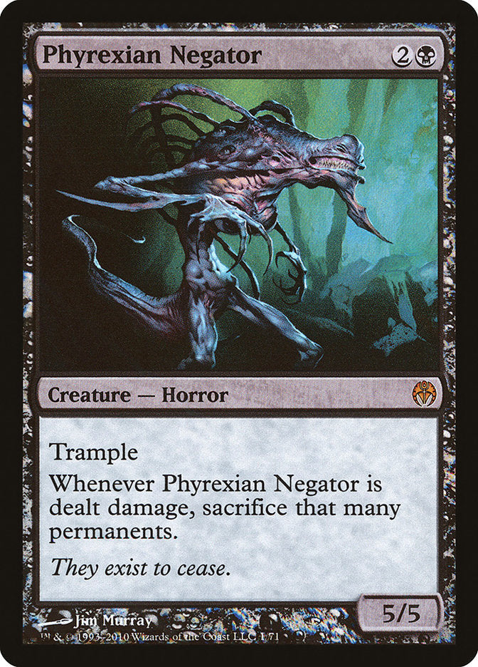 Phyrexian Negator [Duel Decks: Phyrexia vs. the Coalition] | Tables and Towers