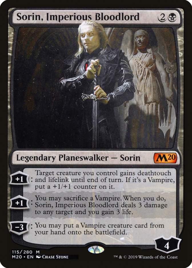 Sorin, Imperious Bloodlord (Promo Pack) [Core Set 2020 Promos] | Tables and Towers