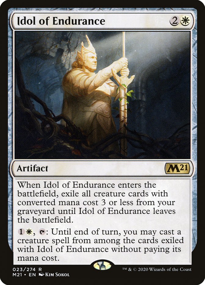 Idol of Endurance [Core Set 2021] | Tables and Towers