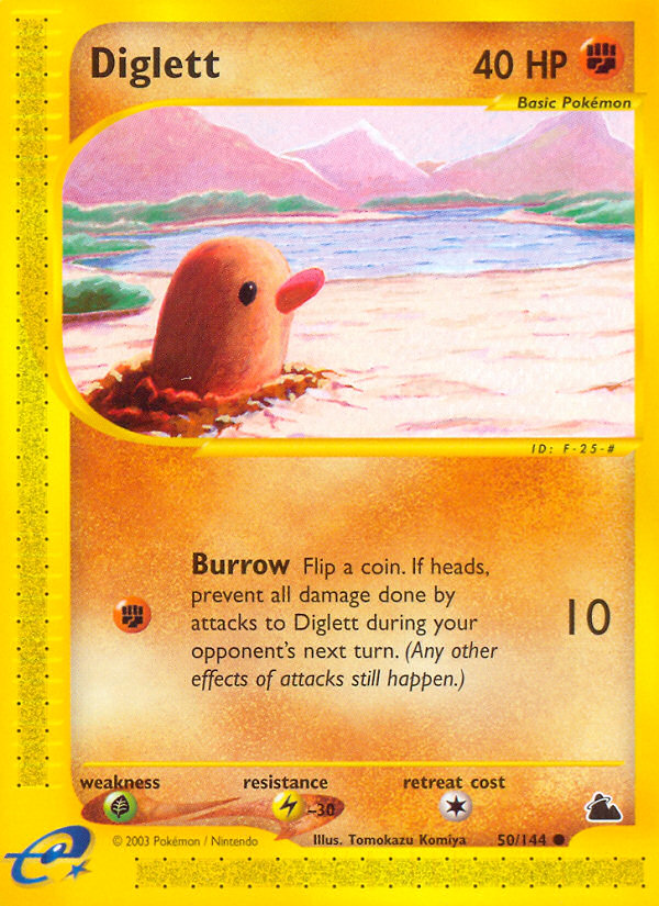 Diglett (50/144) [Skyridge] | Tables and Towers