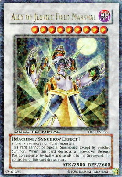 Ally of Justice Field Marshal [DT02-EN036] Ultra Rare | Tables and Towers