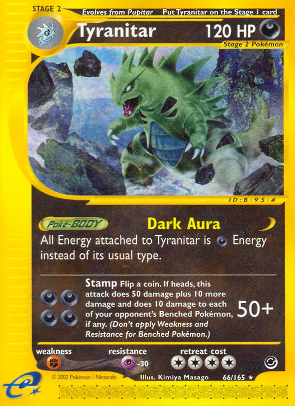 Tyranitar (66/165) [Expedition: Base Set] | Tables and Towers