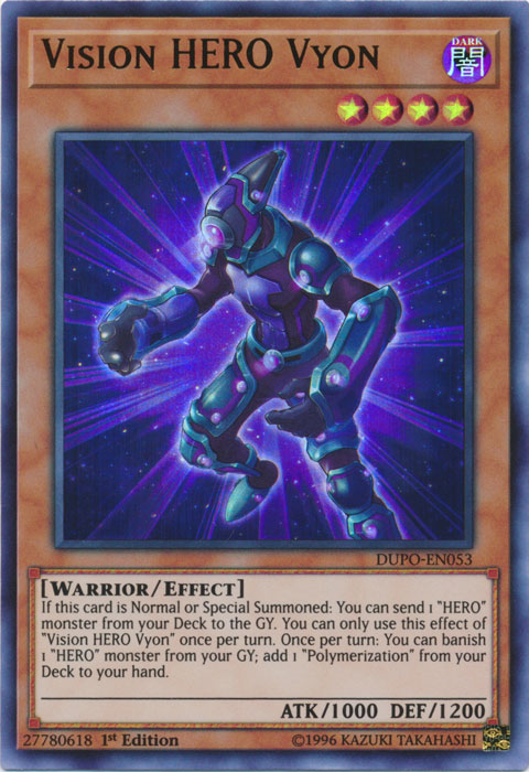 Vision Hero Vyon [DUPO-EN053] Ultra Rare | Tables and Towers