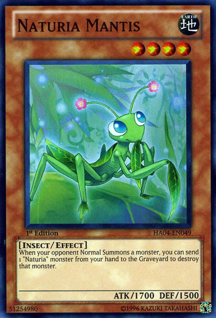 Naturia Mantis [HA04-EN049] Super Rare | Tables and Towers