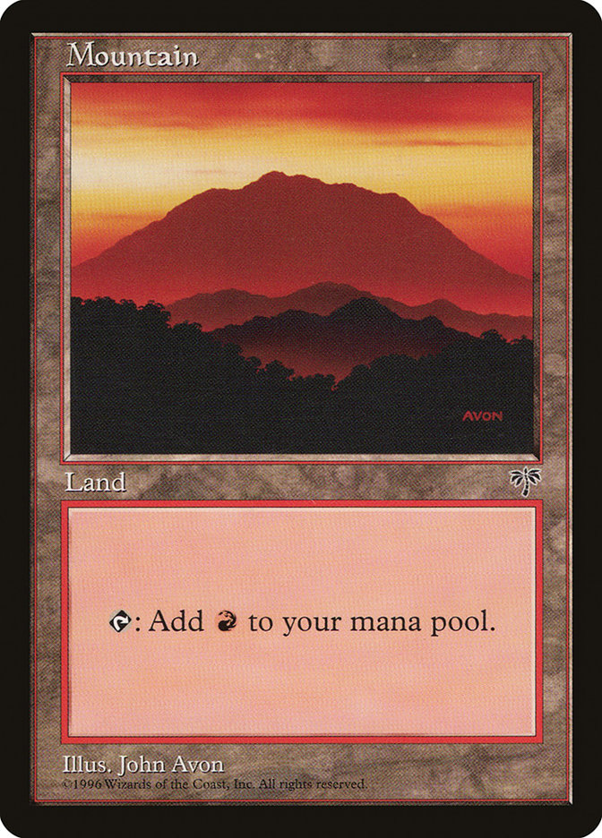 Mountain (Red Signature) [Mirage] | Tables and Towers