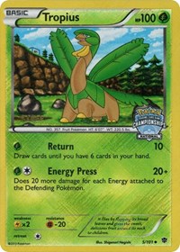 Tropius (5/101) (National Championship Staff Promo) [Black & White: Plasma Blast] | Tables and Towers