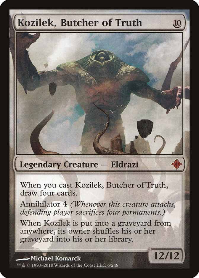 Kozilek, Butcher of Truth [Rise of the Eldrazi] | Tables and Towers