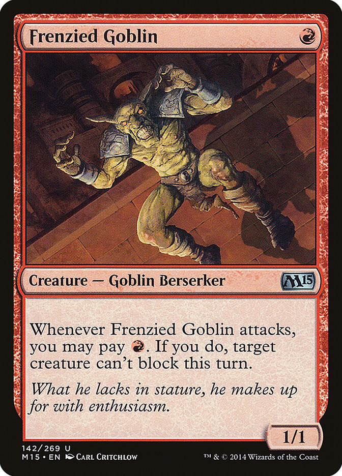 Frenzied Goblin [Magic 2015] | Tables and Towers