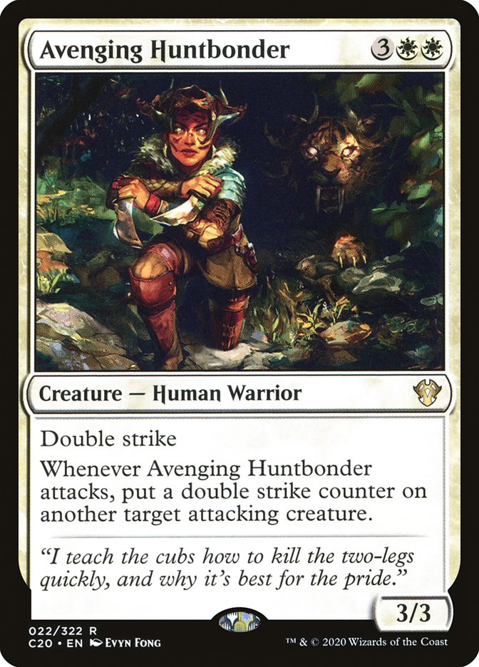 Avenging Huntbonder [Commander 2020] | Tables and Towers