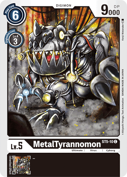 MetalTyrannomon [ST5-10] [Starter Deck: Machine Black] | Tables and Towers