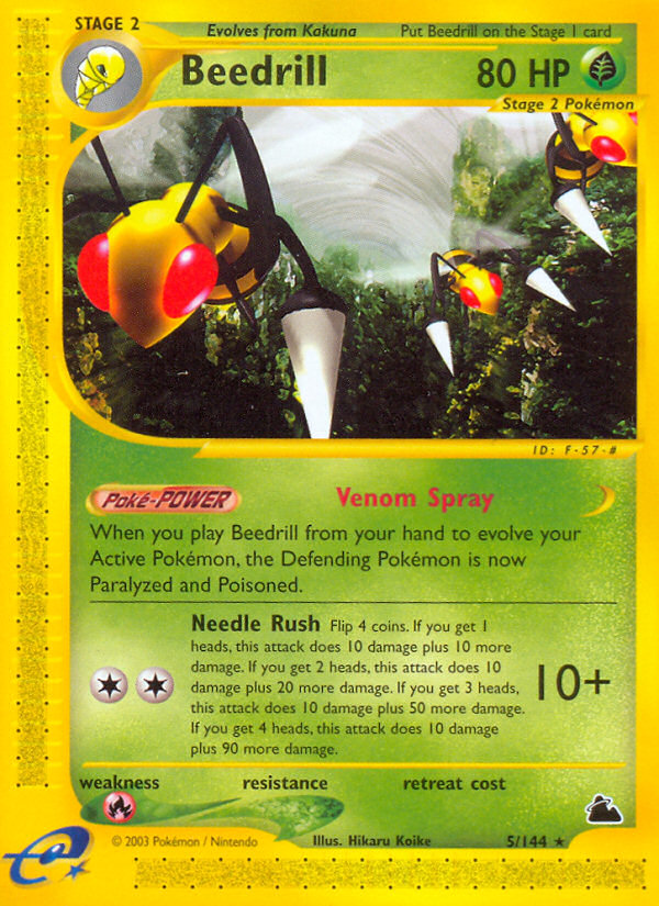 Beedrill (5/144) [Skyridge] | Tables and Towers