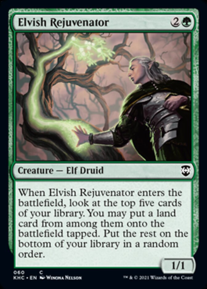 Elvish Rejuvenator [Kaldheim Commander] | Tables and Towers