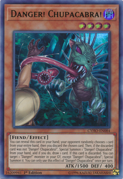 Danger! Chupacabra! [CYHO-EN084] Ultra Rare | Tables and Towers