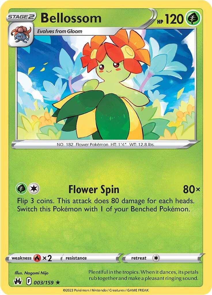 Bellossom (003/159) [Sword & Shield: Crown Zenith] | Tables and Towers