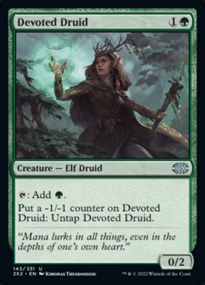 Devoted Druid [Double Masters 2022] | Tables and Towers