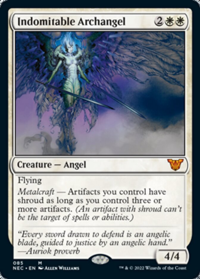 Indomitable Archangel [Kamigawa: Neon Dynasty Commander] | Tables and Towers