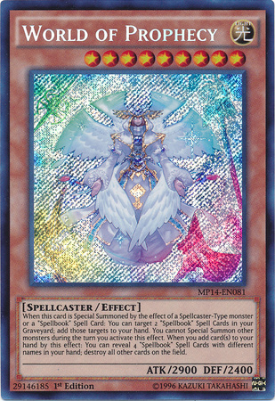 World of Prophecy [MP14-EN081] Secret Rare | Tables and Towers