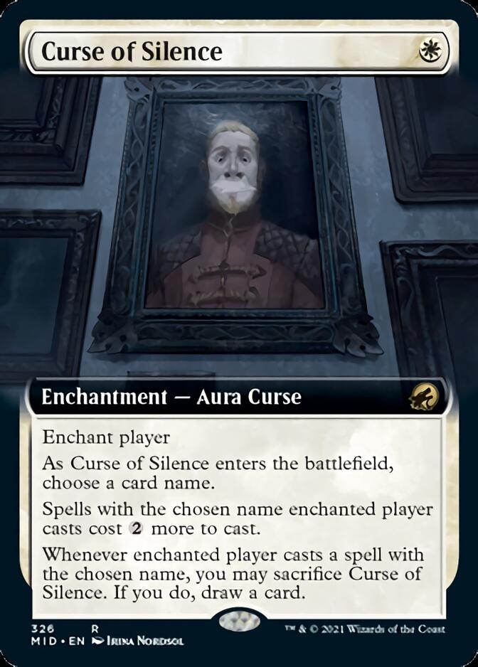 Curse of Silence (Extended Art) [Innistrad: Midnight Hunt] | Tables and Towers