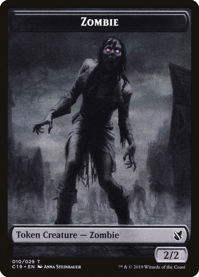 Zombie Token (010/029) [Commander 2019 Tokens] | Tables and Towers