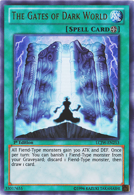 The Gates of Dark World [LCJW-EN253] Ultra Rare | Tables and Towers