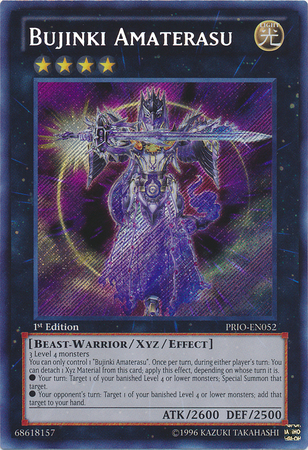 Bujinki Amaterasu [PRIO-EN052] Secret Rare | Tables and Towers