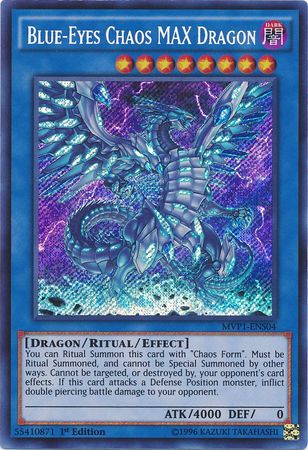 Blue-Eyes Chaos MAX Dragon [MVP1-ENS04] Secret Rare | Tables and Towers