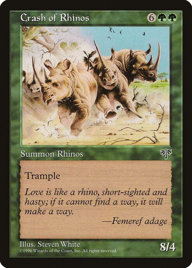 Crash of Rhinos [Mirage] | Tables and Towers