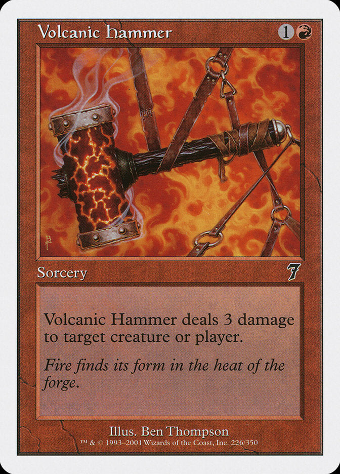 Volcanic Hammer [Seventh Edition] | Tables and Towers